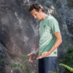 AR000158þT shirt - Classic Hemp - Green - Snap