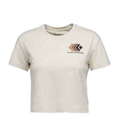 AR000052þT-Shirt - Faded Crop Off White - Black Diamond