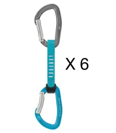 AR000147þDEGAINES - DJINN AXESS TURQUOISE 11CM - PETZL