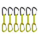 AR000212þDégaines- Hawk QD Wire 16mm 10cm pack6 Green - Ocun