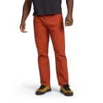 AR000274þM ETHOS PANTS-BURNT SIENNA - BLACK DIAMOND