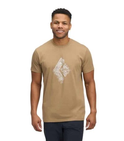AR000277þM ENGINEERED DIAMOND SS TEE-Mushroom-Black diamond