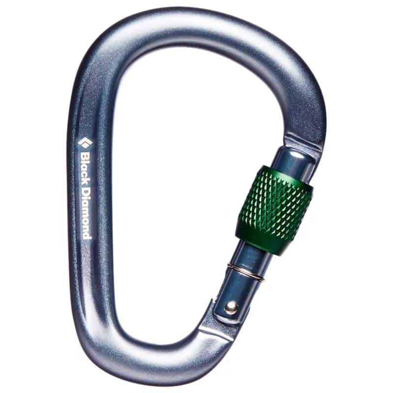AR000098þPearlock Screwgate Carabiner - Black Diamond