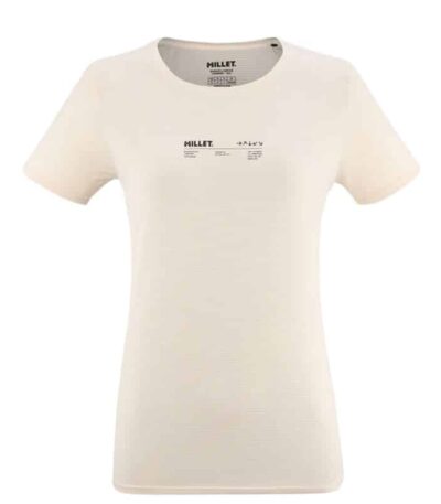 AR000383þT SHIRT - INTENSE ESSENTIAL - VANILLA CREAM - FEMME - MILLET