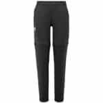 AR000395þPANTALON - UBIC STR ZIP OFF - BLACK - FEMME - MILLET