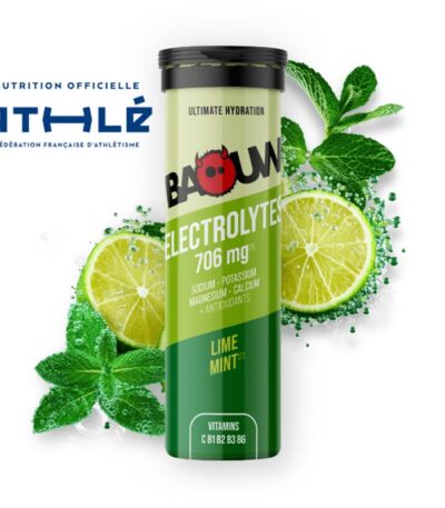 AR000540þPASTILLES ELECTROLYTES - CITRON VERT - MENTHE - BAOUW
