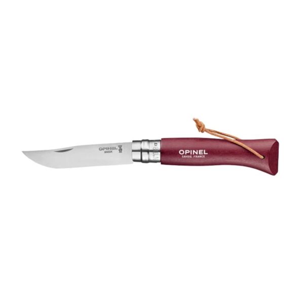 AR000544þCOUTEAU - N8 BAROUDEUR - GRENAT- OPINEL