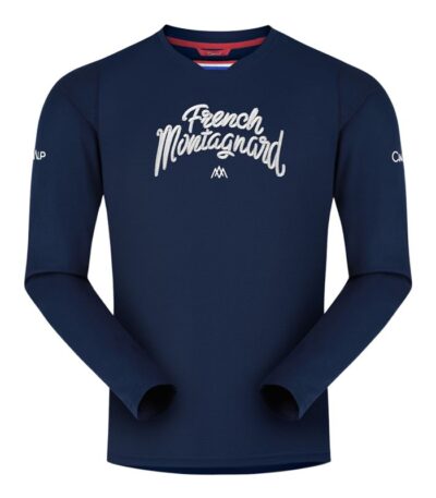 AR000581þFRENCH MONTAGNARD MANCHES LONGUES - CIMALP - MARINE