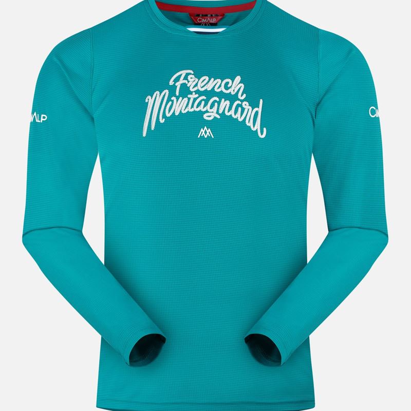 AR000584þFRENCH MONTAGNARD MANCHES LONGUES – CIMALP – VERT