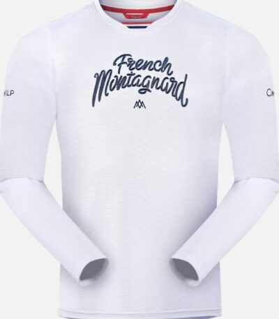 AR000585þFRENCH MONTAGNARD MANCHES LONGUES – CIMALP – BLANC