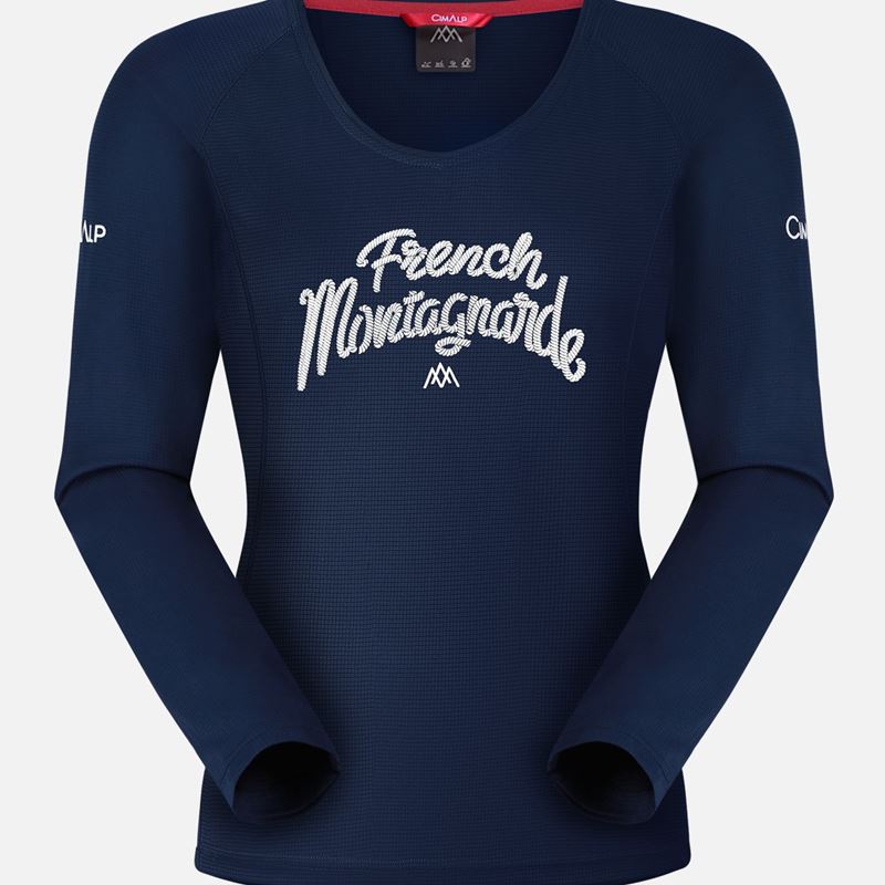 AR000587þFRENCH MONTAGNARDE MANCHES LONGUES - F - CIMALP – MARINE