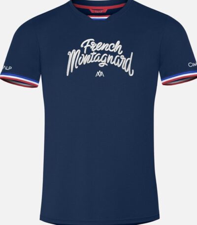 AR000599þFRENCH MONTAGNARD - T SHIRT - HOMME - MARINE - CIMALP
