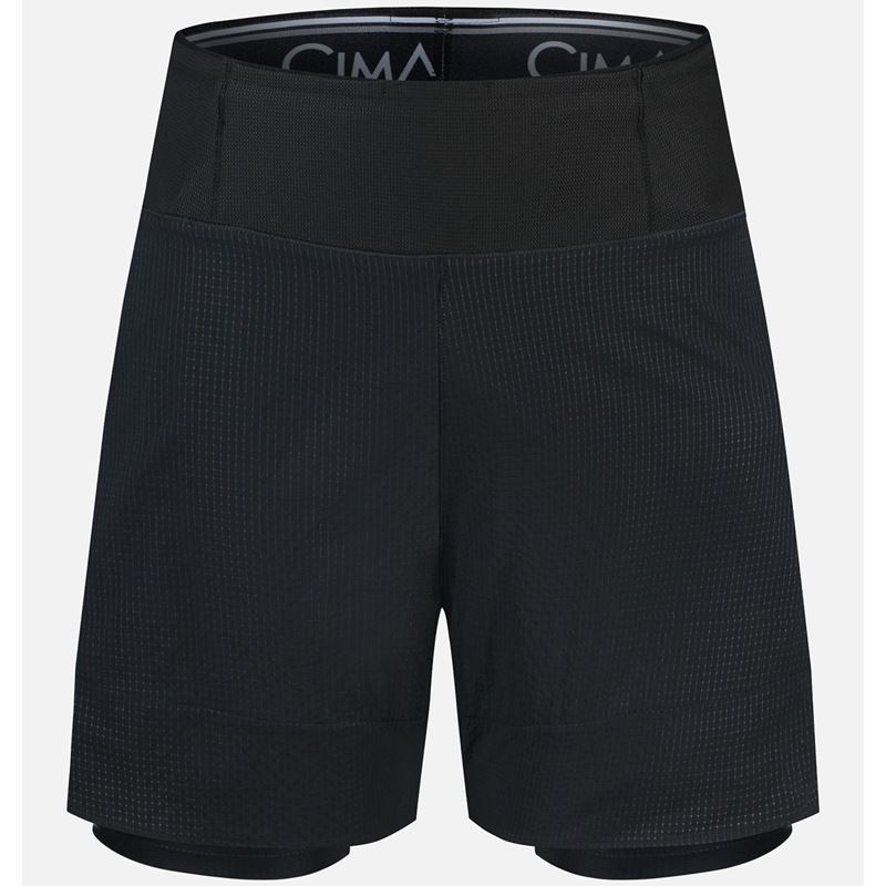 AR000606þSHORT - LAVAREDO HOMME - NOIR - CIMALP