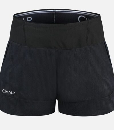 AR000608þSHORT - RESTONICA FEMME - NOIR - CIMALP