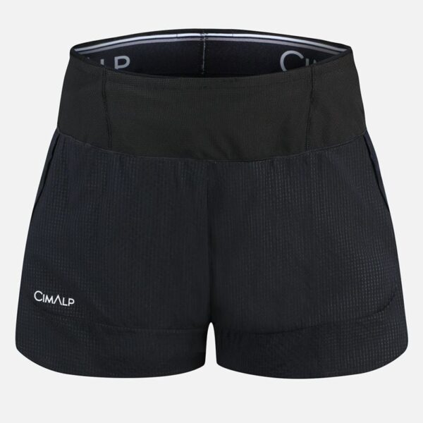 AR000608þSHORT - RESTONICA FEMME - NOIR - CIMALP