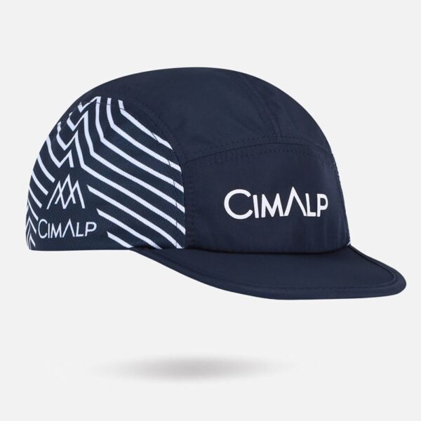 AR000614þCASQUETTE - 5 PANEL - FRENCH MONTAGNARD - MARINE - CIMALP
