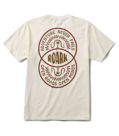 AR000627þT SHIRT - PALM SNAKE - BLANC - ROARK