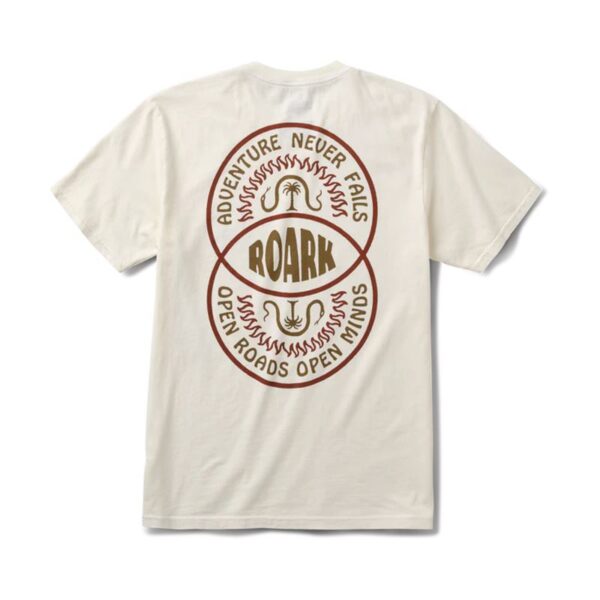 AR000627þT SHIRT - PALM SNAKE - BLANC - ROARK