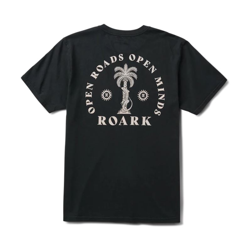 AR000628¦1þT SHIRT - PALMA CHILENA - NOIR - ROARK AR000628þT SHIRT - PALMA CHILENA - NOIR - ROARK