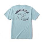 AR000632þT SHIRT - UNHUSTLE - BLEU - ROARK