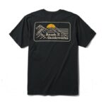AR000633þT SHIRT - EARTH & SEA - NOIR - ROARK