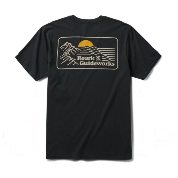 AR000633þT SHIRT - EARTH & SEA - NOIR - ROARK