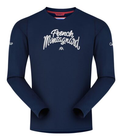 AR000581þFRENCH MONTAGNARD MANCHES LONGUES - CIMALP - MARINE