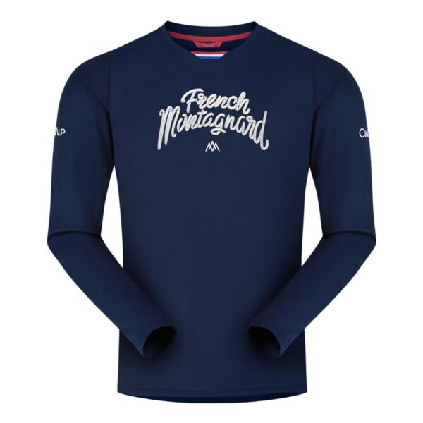 AR000581þFRENCH MONTAGNARD MANCHES LONGUES - CIMALP - MARINE