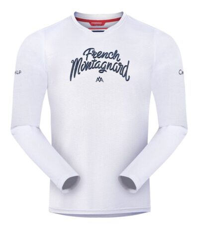 AR000585þFRENCH MONTAGNARD MANCHES LONGUES – CIMALP – BLANC