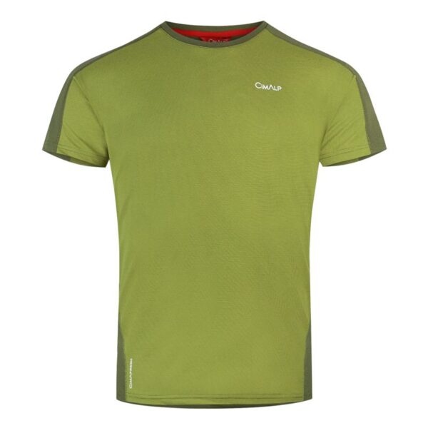 AR000590þT SHIRT - EIGER BICOLORE HOMME - VERT OLIVE - CIMALP