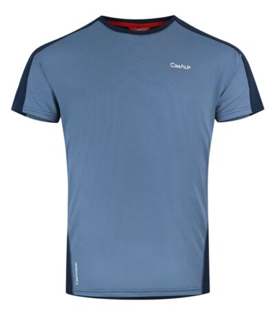 AR000595þT SHIRT – EIGER BICOLORE HOMME – BLEU – CIMALP