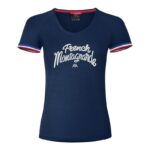 AR000600þT SHIRT – FRENCH MONTAGNARDE – FEMME – MARINE – CIMALP