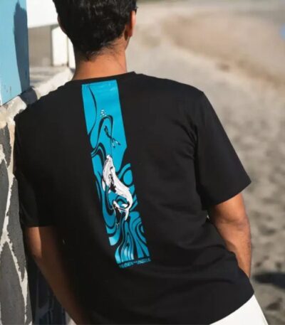 AR000663þT SHIRT - ICONIC BALEINE - NOIR - ZINTENSE