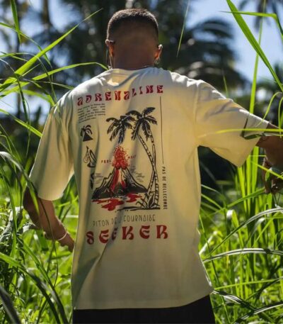 AR000664þT SHIRT - ICONIC PITON DE LA FOURNAISE - ZINTENSE