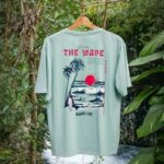 AR000668þT SHIRT - WAVE SAINT LEU - BLEU PASTEL - ZINTENSE