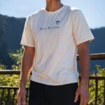 AR000672þT SHIRT - MINIMALIST PARAPENTE - CREME - ZINTENSE