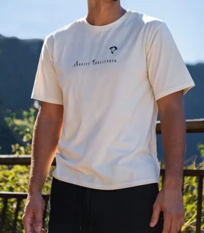 AR000672þT SHIRT - MINIMALIST PARAPENTE - CREME - ZINTENSE