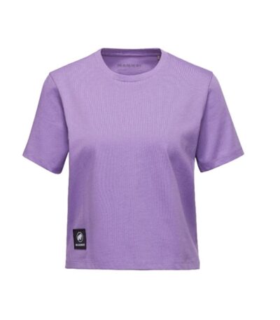 AR000817þT SHIRT - MASSONE CROPPED FEMME - LAVANDIN - MAMMUT