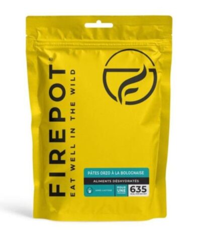 AR000932þREPAS DESHYDRATÉ - PATES ORZO A LA SAUCE BOLOGNAISE - FIREPOT