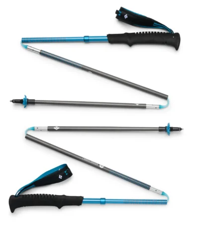 AR001003þBATONS - DISTANCE CARBON Z POLES - 120CM - BLACK DIAMOND