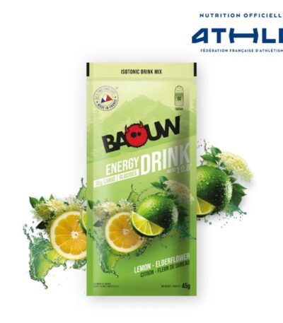 AR001050þBOISSON ISOTONIQUE - CITRON - FLEUR DE SUREAU - 45G - BAOUW