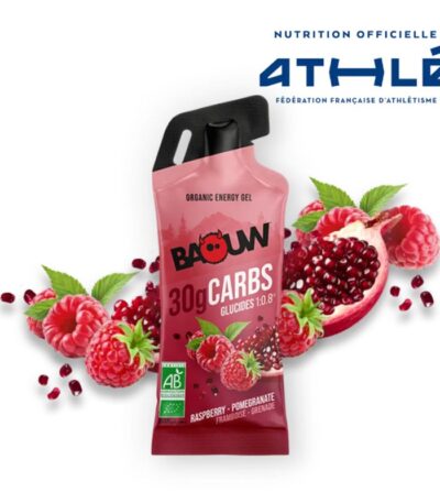 AR001052þGEL ENERGETIQUE BIO - FRAMBOISE - GRENADE - 44G - BAOUW
