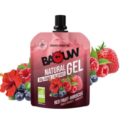 AR001054þGEL ENERGETIQUE - FRUITS ROUGES - HIBISCUS - 85G - BAOUW