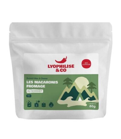 AR001098þREPAS LYOPHILISE - MACARONI FROMAGE AU SOMMET - LYPHILISE&CO