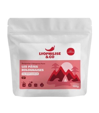 AR001101þREPAS LYOPHILISE - PATES BOLOGNAISES DU BAROUDEUR - LYOPHILISE&CO