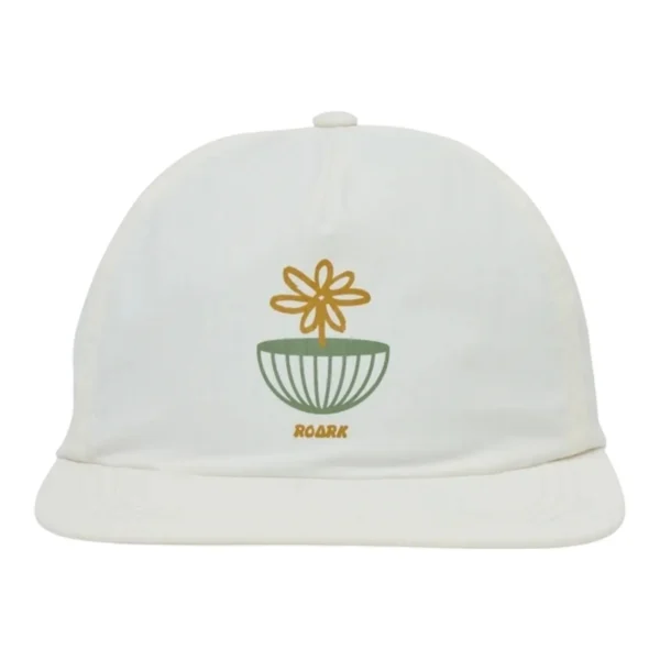 AR001112þCASQUETTE - 5 PANEL MATHIS UNBLEACHED - ROARK