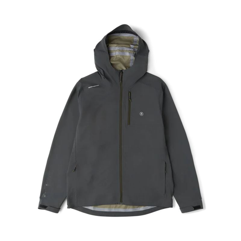 AR001113þVESTE IMPERMEABLE - SHIELD RAIN JACKET ONYX - ROARK