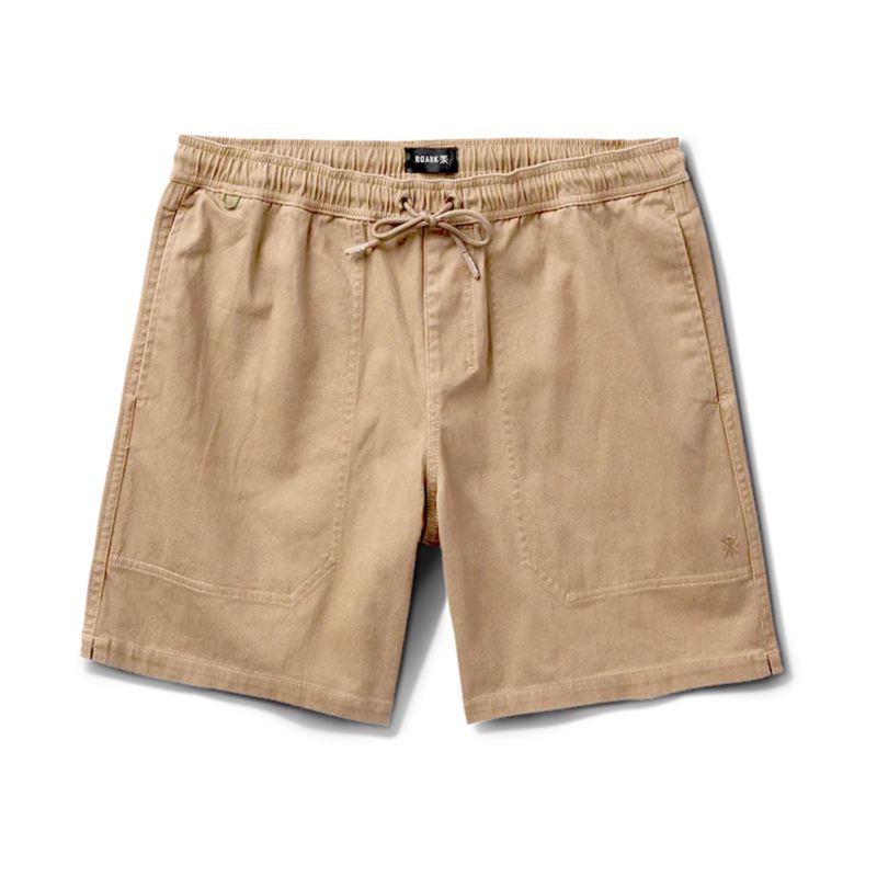 AR001116þSHORT - MADE TO FADE WASHED KHAKI - 7.5" - ROARK