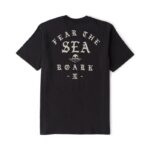 AR001120þT SHIRT PREMIUM - FEAR THE SEA - BLACK - ROARK