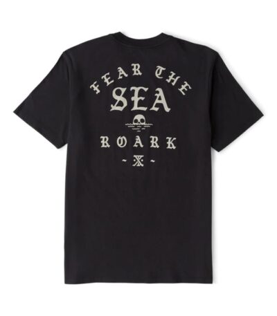 AR001120þT SHIRT PREMIUM - FEAR THE SEA - BLACK - ROARK